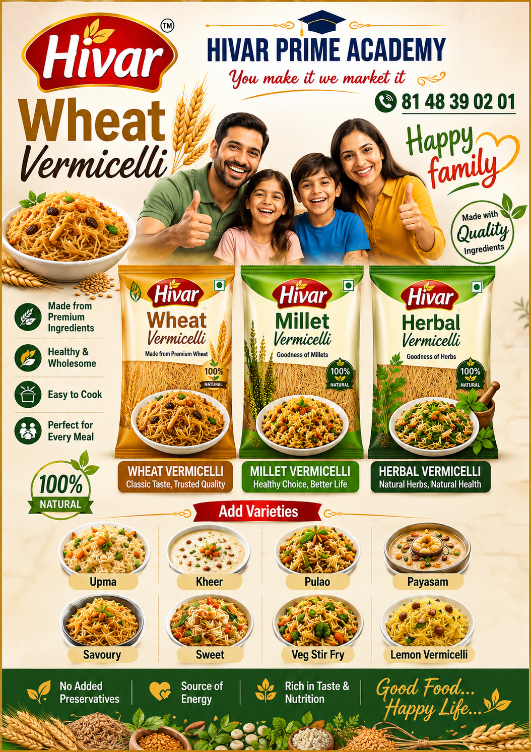 Hivar Wheat Vermicelli